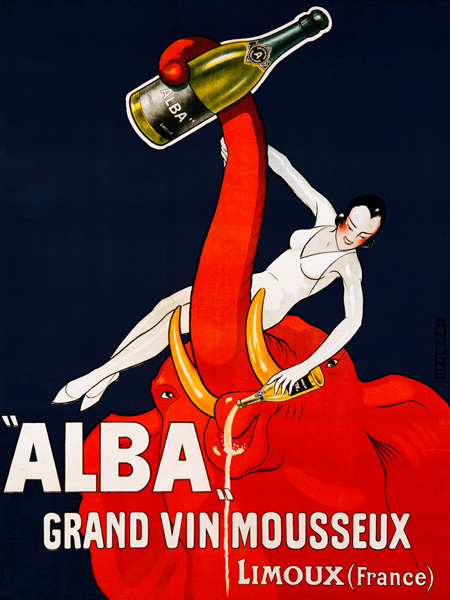 Andre, “Alba” Grand Vin Mousseux, ca. 1928