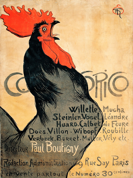 Théophile Alexandre Steinlen, Cocorico