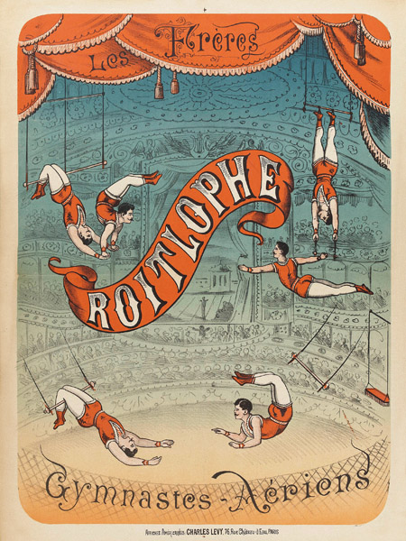 Charles Levy, Les freres Roitlophe gymnastes aeriens