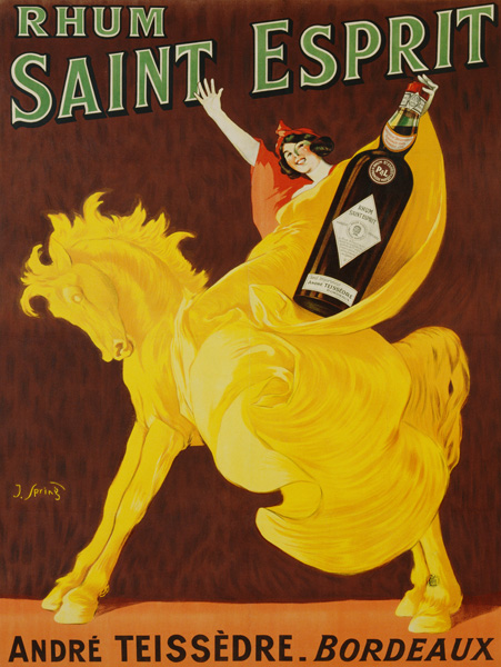 J. Spring, Rhum Saint Esprit, 1919