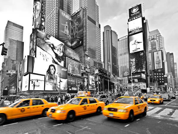 Vadim Ratsenskiy, Taxis in Times Square, NYC
