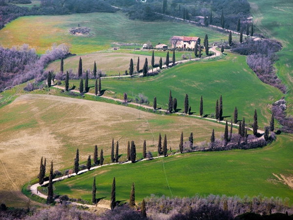 Vadim Ratsenskiy, Road near Montepulciano, Tuscany