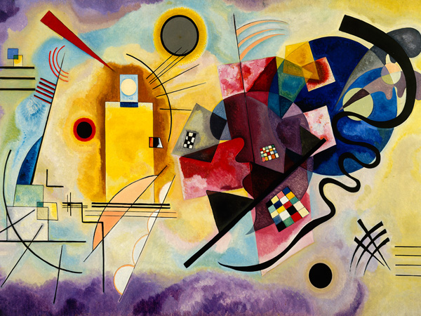 Wassily Kandinsky, Yellow, Red & Blue