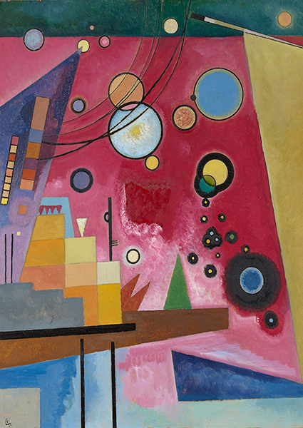 Wassily Kandinsky, Schweres Rot (detail)