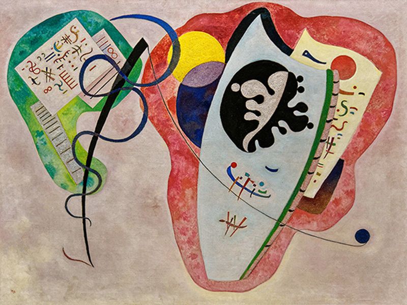 Kandinsky Wassily, Deux Entourages