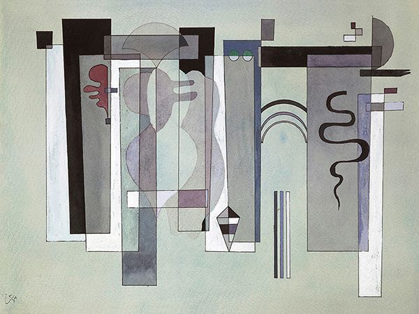 Wassily Kandinsky, Reunited Surfaces, 1934