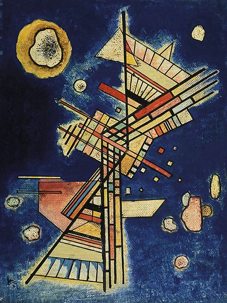 Wassily Kandinsky, Dunkle Kühle (Dark Freshness), 1927