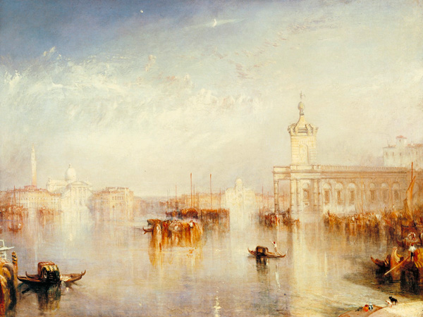 William Turner, The Dogana, San Giorgio, Citella, from the Steps of the Europa