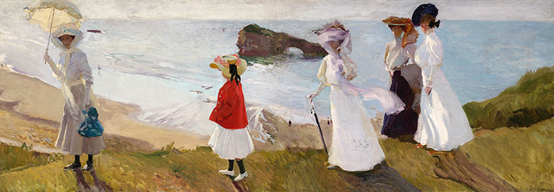 Joaquín Sorolla y Bastida, Lighthouse Walk at Biarritz