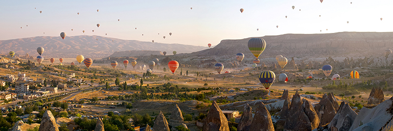Pangea Images, Air Balloons in Göreme, Cappadocia, Turkey