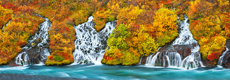 Frank Krahmer, Hraunfossar Waterfall, Iceland