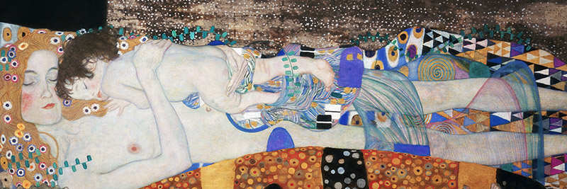 Gustav Klimt, The Three Ages of Woman (detail)