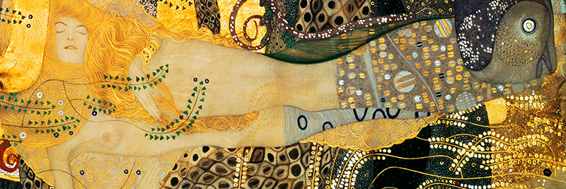 Gustav Klimt, Water Serpents I (detail)