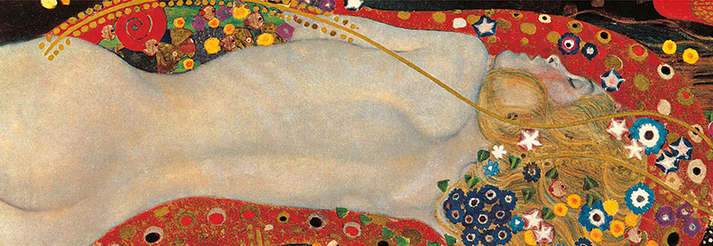 Gustav Klimt, Sea Serpents I (detail)