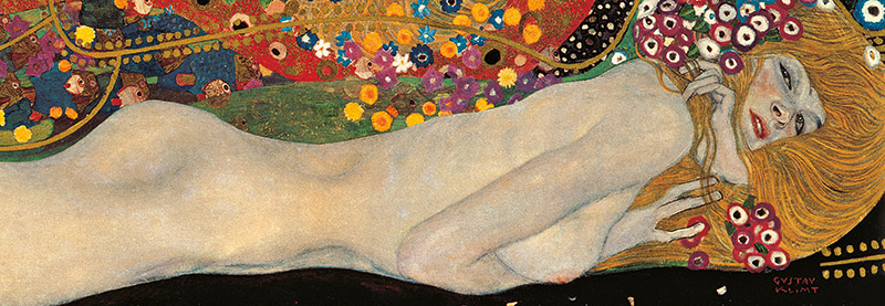 Gustav Klimt, Sea Serpents II (detail)