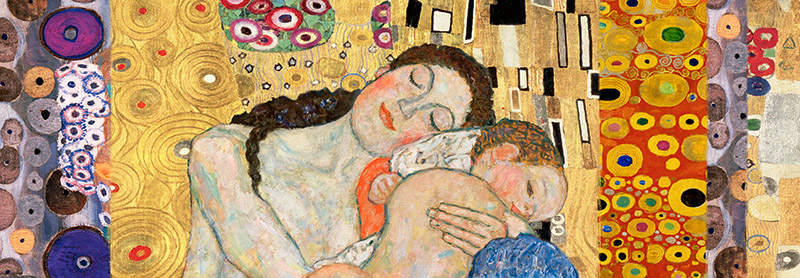 Gustav Klimt, Klimt Patterns – Deco Panel (Death and Life)