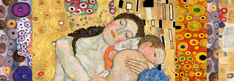 Gustav Klimt, Klimt Patterns – Deco Panel (Death and Life)