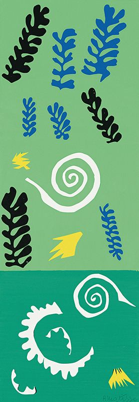 Henri Matisse, Composition fond vert, 1947