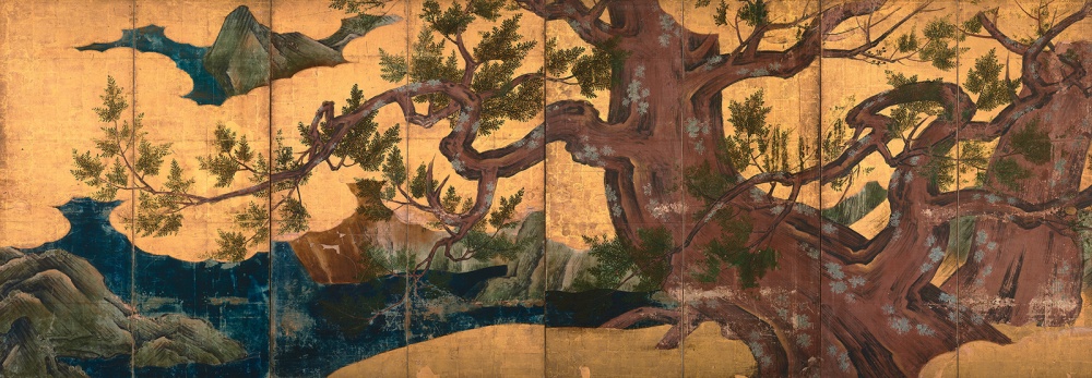 Kano Eitoku, Tree in the Clouds