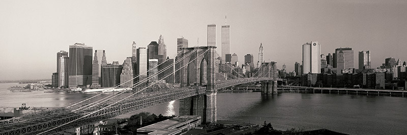 Joseph Sohm, Brooklyn Bridge and Manhattan at Sunrise