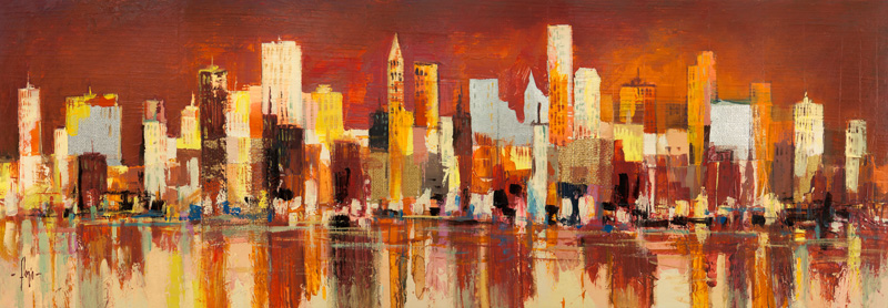 Luigi Florio, Manhattan al tramonto