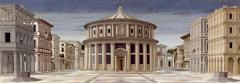 Piero Della Francesca, La città ideale (detail)