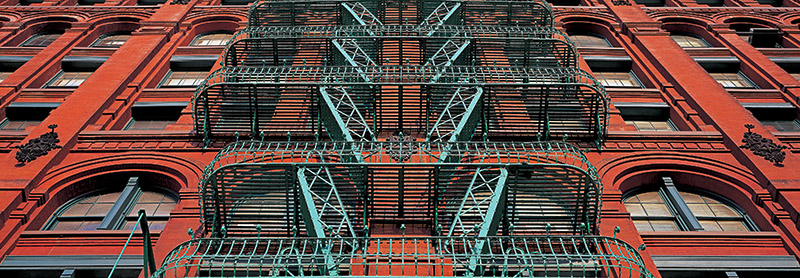 Richard Berenholtz, The Puck Building Façade, Soho, NYC