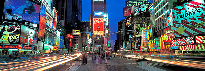 Richard Berenholtz, Times Square facing North, NYC