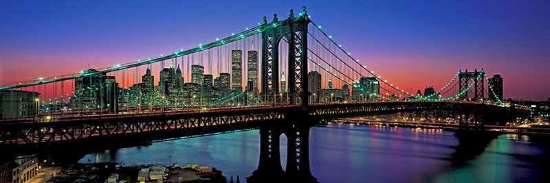 Richard Berenholtz, Manhattan Bridge and Skyline
