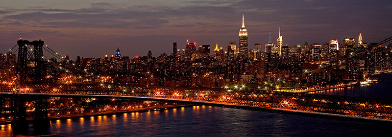 Richard Berenholtz, Midtown Manhattan and Williamsburg Bridge