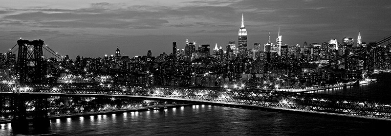 Richard Berenholtz, Midtown Manhattan and Williamsburg Bridge