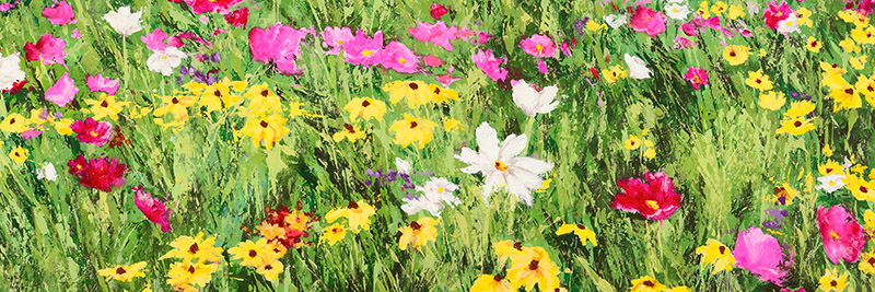 Silvia Mei, Field of Flowers (detail)