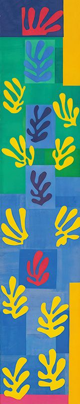 Henri Matisse, Vitrail bleu pale II, 1949