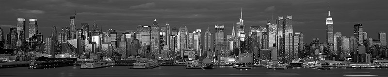 Richard Berenholtz, Manhattan Skyline at Dusk, NYC